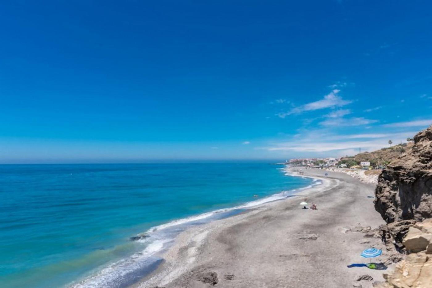 Apartamento Con Impresionantes Vistas Al Mar Torrox Bagian luar foto