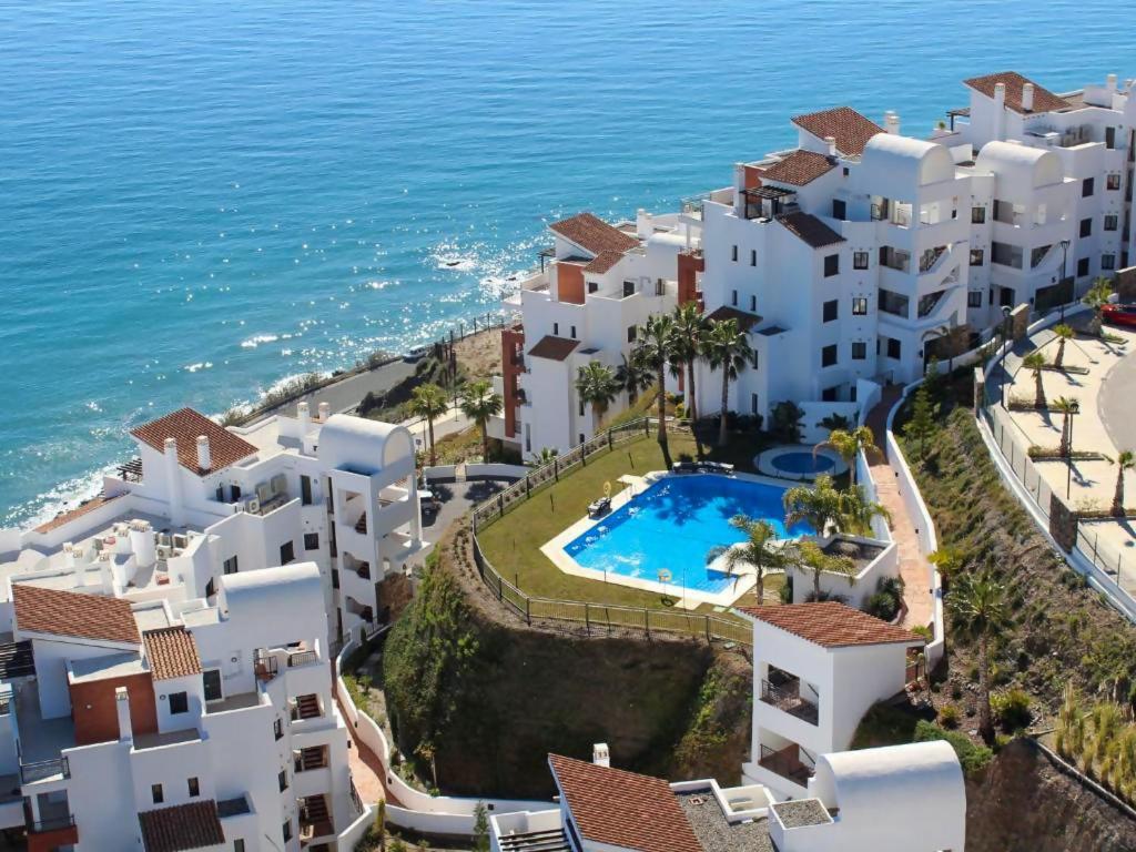 Apartamento Con Impresionantes Vistas Al Mar Torrox Bagian luar foto