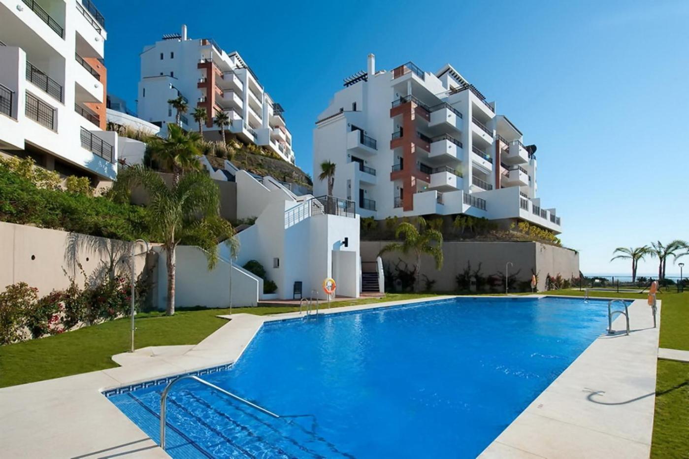 Apartamento Con Impresionantes Vistas Al Mar Torrox Bagian luar foto