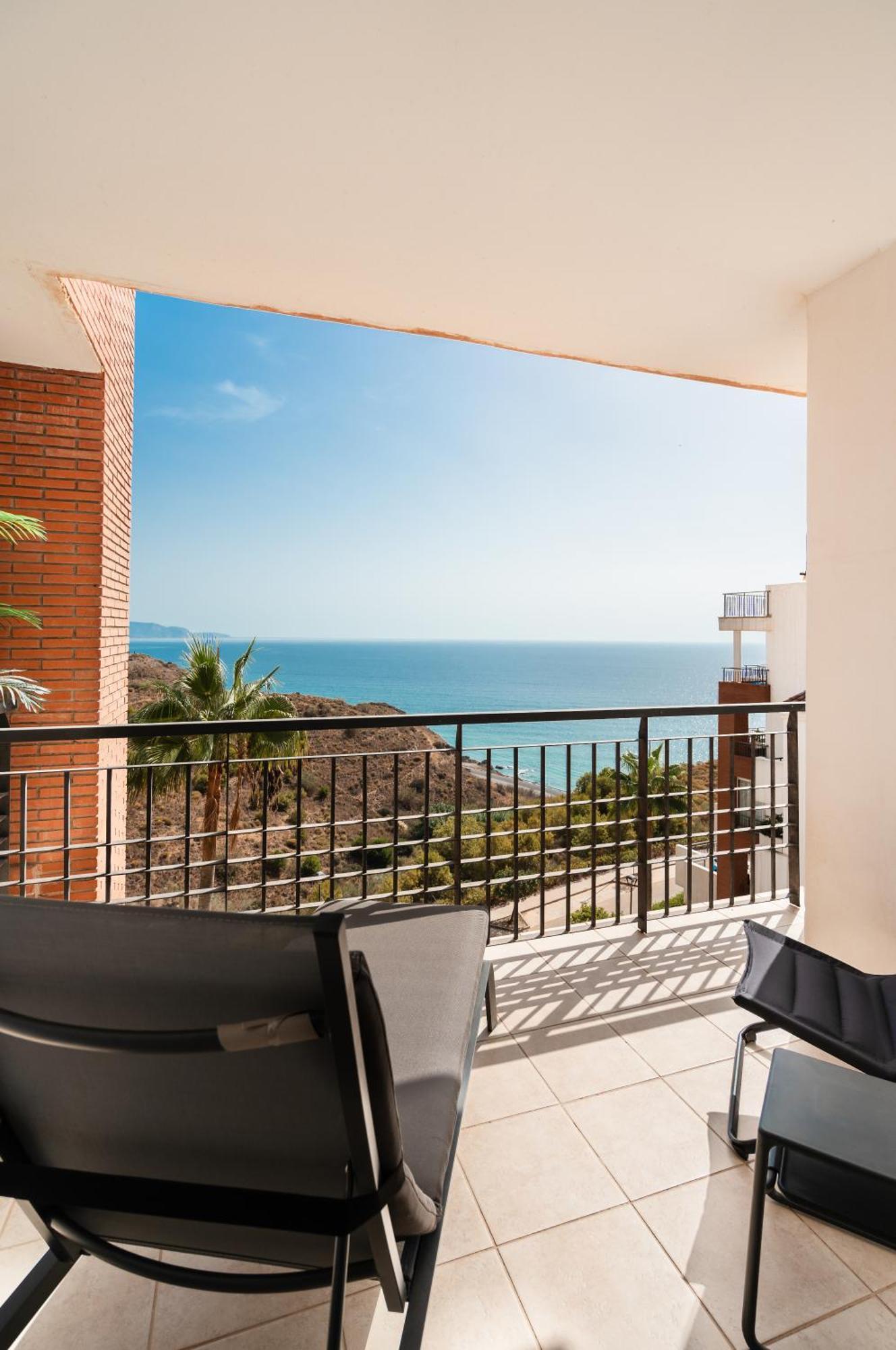 Apartamento Con Impresionantes Vistas Al Mar Torrox Bagian luar foto